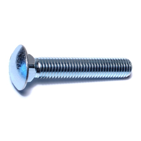 Midwest Fastener Carriage Bolt, Square Neck, 11 (Coarse), 3-1/2 in L, Steel, Zinc Plated, 25 PK 07527